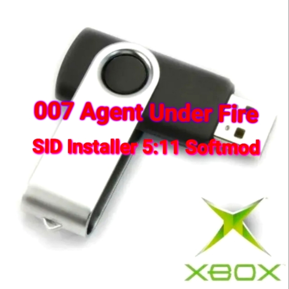Original XBOX  007 AGENT UNDER FIRE SID INSTALLER 5:11 Softmod KIT